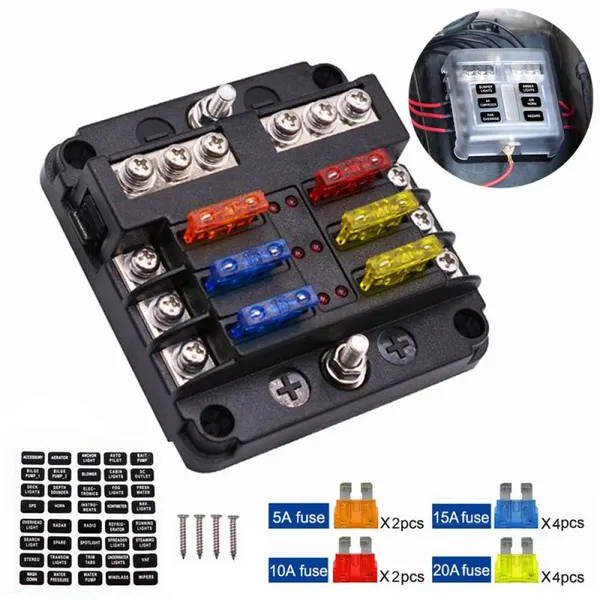 Direct Supply Of Independent Positive And Negative Fuse Boxes For Automobiles