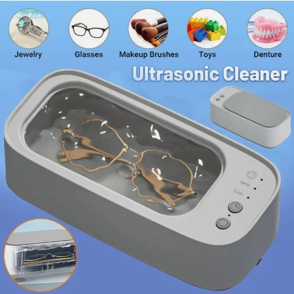 Automatic Ultrasonic Cleaner, Digital Cleaning Machine For Watches, Glasses, Jewelry