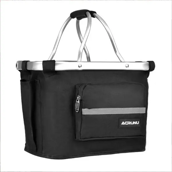 سلة دراجة قابلة للطي بمقبض قابل للإزالة - تحرير سريع