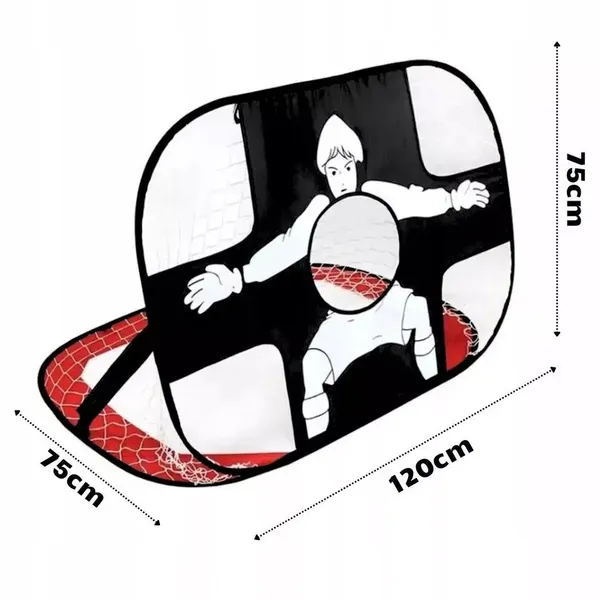 Pop-Up Foldable Football Goal – Nylon Mini Net For Adults & Youth, Outdoor... 4