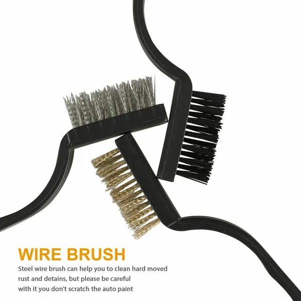 Detailing Brush Set Power Scrubber Drill Brushes Car Polish Pads Car Cleaning Brush For Car Air Vents Rim Dirt Dust Clean Tools