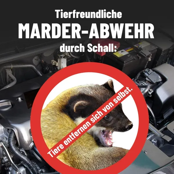 Keep Animals Away From Car Small Animal Repeller Tool For Car Under Hood Long-Term Small Animal Control With Connection To 12V