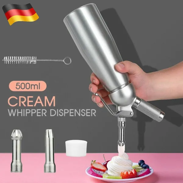 Professional Stainless Steel Cream Whipper Cream Dispenser 500ML