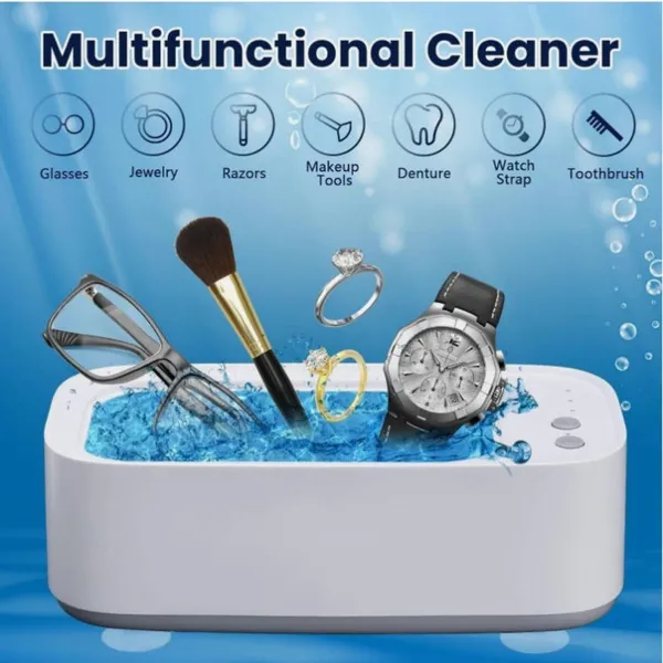 Automatic Ultrasonic Cleaner, Digital Cleaning Machine For Watches, Glasses, Jewelry