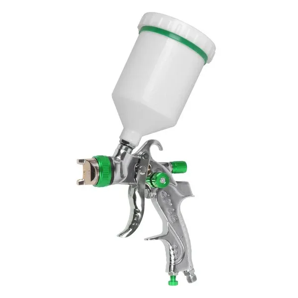 HVLP Pneumatic Spray Gun With 1.4/1.7/2.0mm Nozzles, 600ml Cup, Air Pressure Gauge & Filter System - Low Air Pressure High Atomization Sprayer For Automotive, DIY, Furniture