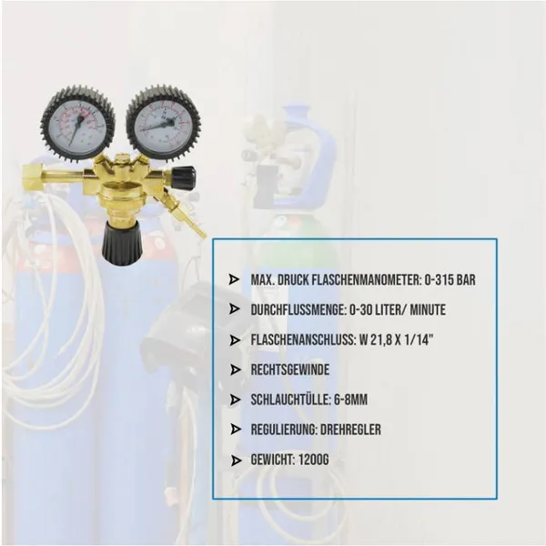 Argon/CO2 Pressure Regulator For Welding