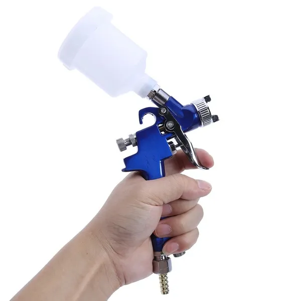 Mini Pneumatic Airbrush Spray Gun, 100ml Cup, 1.0mm Nozzle, For Model Painting
