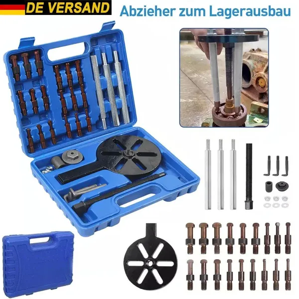 34x Innenlager Abzieher Set (with Bag Hole, Base Hole, Internal Puller, Special Tool)