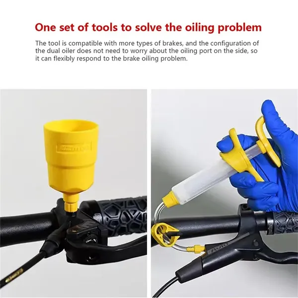 Brake Bleed Kit | Universal Application | Professional Bike Maintenance Tool | Includes 1 Adapters, Syringes