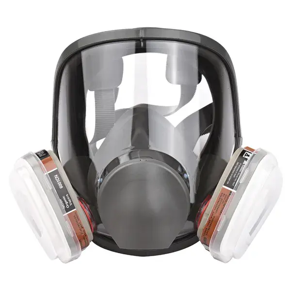 Reusable Full Face Cover 16 In 1 Gas Cover Organic Vapor Respirator Fo