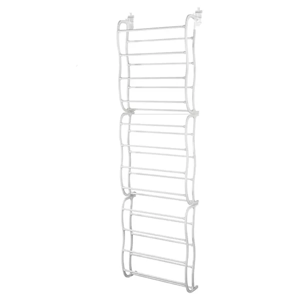 36 Pairs Over-The-Door Shoe Rack 12 Layers Wall Hanging Closet Shoe Organizer Storage Stand