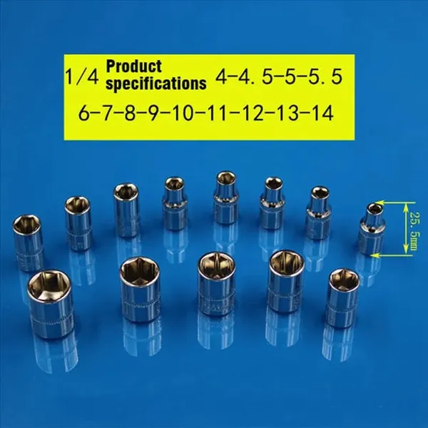 46-Piece 1/4" Drive Socket Set With Ratchet Wrench & Screwdriver Bits, 3-Pack Promotional Value, All-Purpose Hand Tool Kit For Automotive & Home Repair