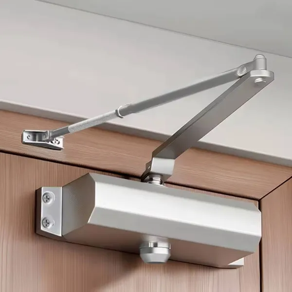 Fire Door Closer Hydraulic Silent Auto-Close For Interior/Commercial Use Easy Install Heavy Duty Adjustable Spring Mechanism 071 Large Size