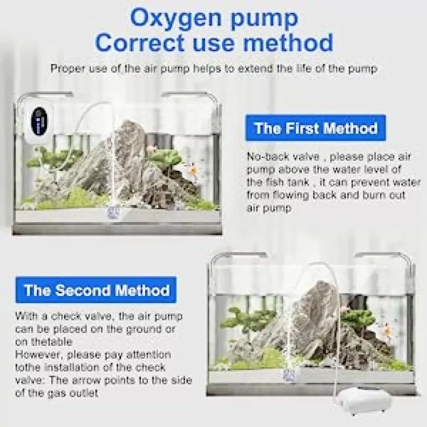 4800 MAh USB-Rechargeable Aquarium Air Pump 5
