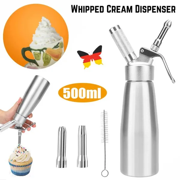 Professional Stainless Steel Cream Whipper Cream Dispenser 500ML