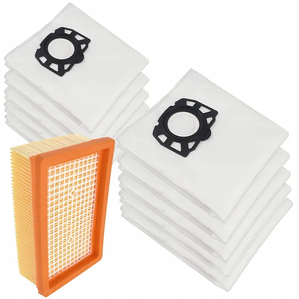 Compatible For ( KARCHER MV4, MV5, MV6, WD4, WD5, WD6, WD5P, WD6P, 2.863-005.0 ) Vacuum Cleaner Filter Dust Bag Accessory Part