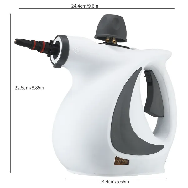 Powerful 1050W High-Temperature Steam Cleaner For Home Use - Deep Clean Grease & Grime From Kitchen Hoods, AC Units & More