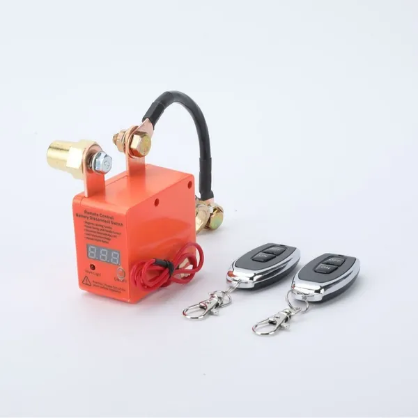 Automatic Battery Disconnect Switch Kit With Dual Remote Control, For 12V Systems