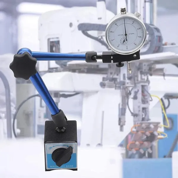 3pcs Set In Blue Box: Measurement Table Display Screen+magnetic Base, Industrial Inspection, Engineering Equipment, Durable Construction, Portable Caliper, Sturdy Stand