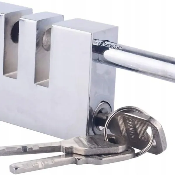 Car Clutch Lock Multi-Function Steering Wheel Anti-Theft Security Lock With 8 Holes, 19.5cm Height, White Box Packaging - Model 248