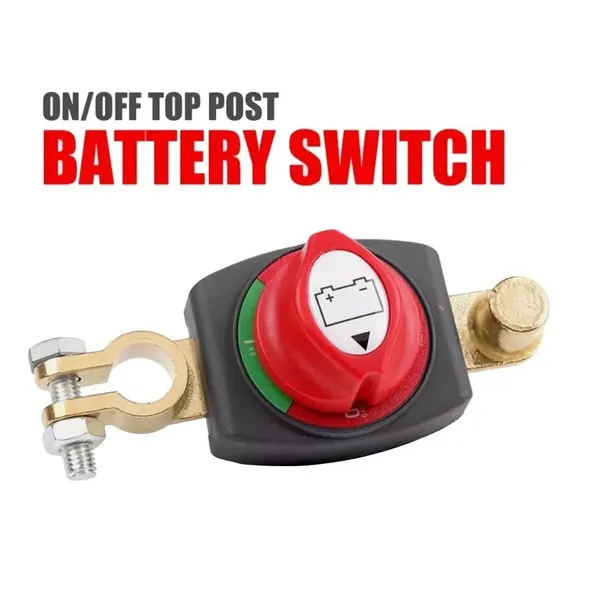 300A 12V-48V Battery Isolator Switch, Main Power Cut-Off For Car, Boat, RV, Truck