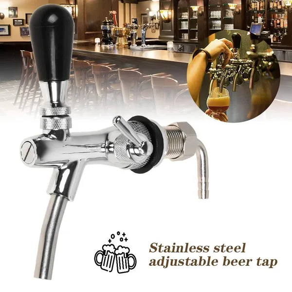 Chrome-plated Adjustable Beer Faucet For Beer Equipment