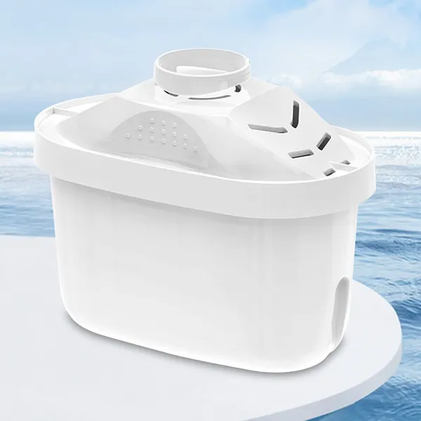 Super Value! 6-Pack Activated Carbon Water Filter Pitcher Cartridges, Bulk 120-Count Box For Home & Kitchen, Universal Fit, Clean & Fresh Taste, Easy Installation