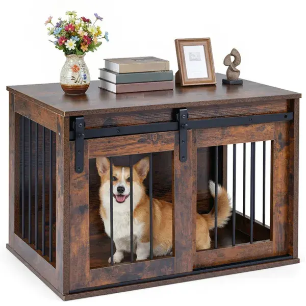 31.5" Dog Crate Furniture
