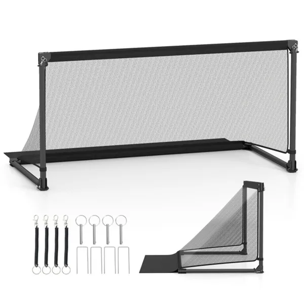 Portería de Fútbol Plegable 59" - Marco Metálico Resistente y Red Reforzada Talla L - imagen 1