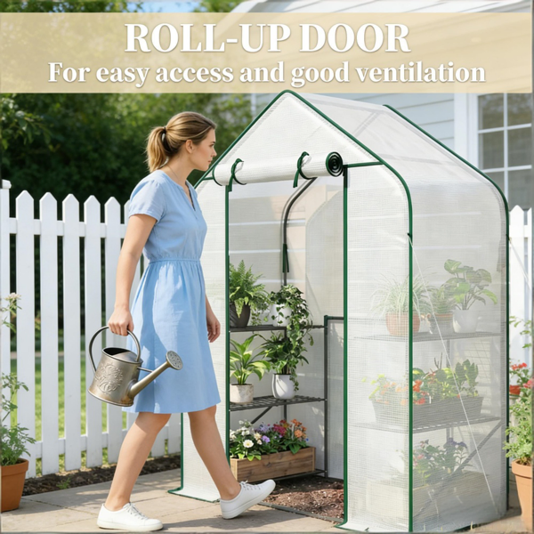 Garden Bed With Mini Greenhouse