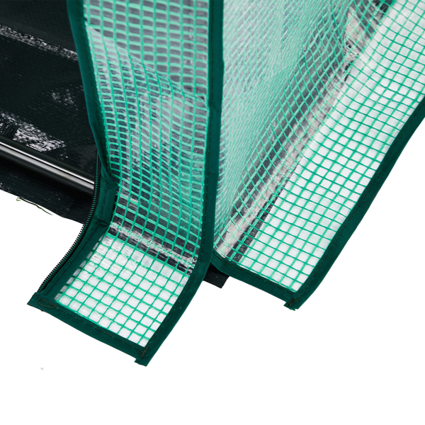 Mini Greenhouse With PE Cover, Indoor Outdoor Plant Gardening Green House For Garden Backyard, 36X18X33in, Green