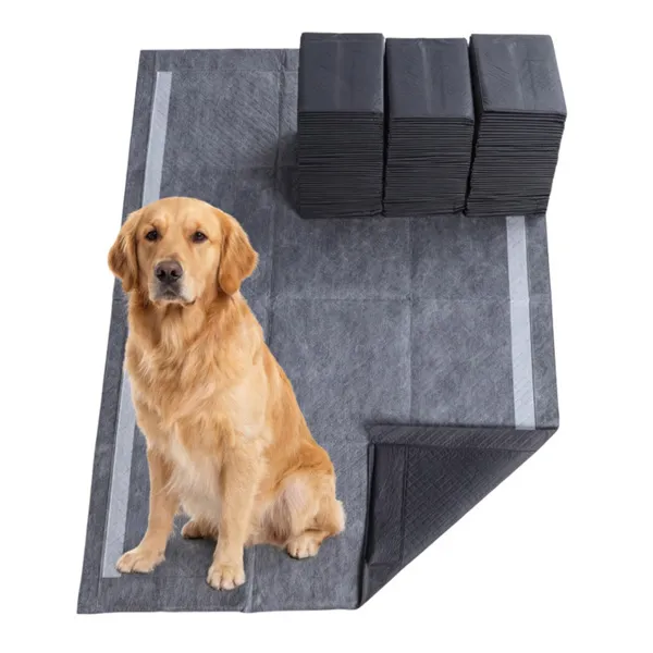 150 Pack Activated Carbon Dog Pee Pads 35.5"x24", Extra Large 6-Layer Odor Control Pet Training Pads - imagen 1