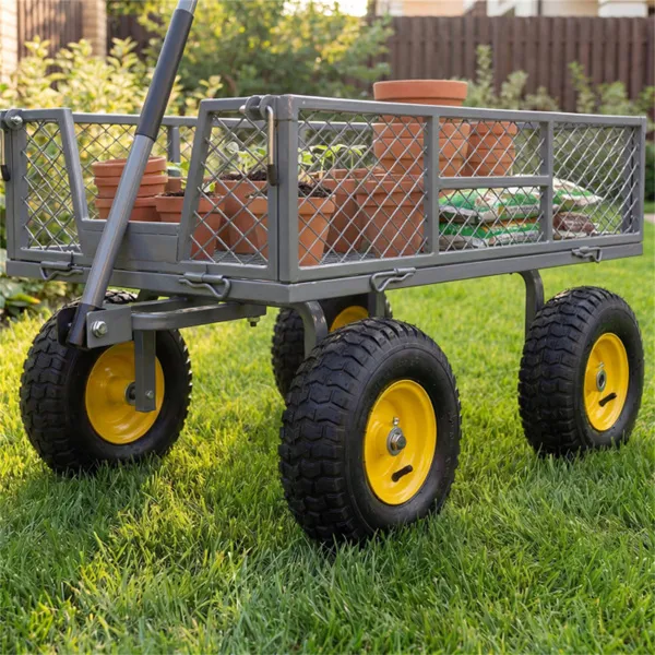 Versatile 15x6.00-6 Pneumatic Tires, Fit Most Mainstream Riding Lawn Mowers & Garden Carts