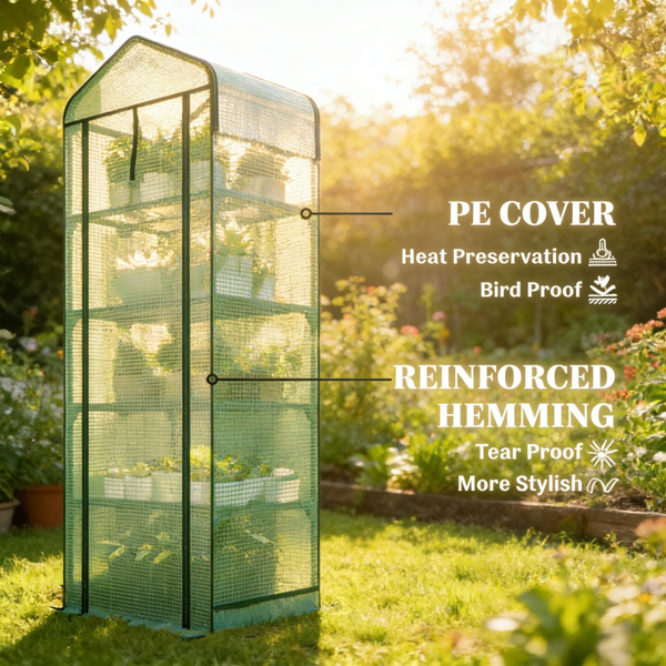 Garden Bed With Mini Greenhouse