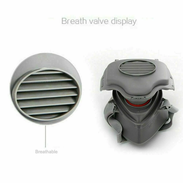 Reusable Half Face Cover Respirator Dust Mask For Woodworking Painting Welding-Logistics Only For USPS. TK And TMEU Only For Self-pickup