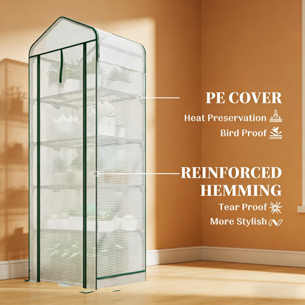 Garden Bed With Mini Greenhouse