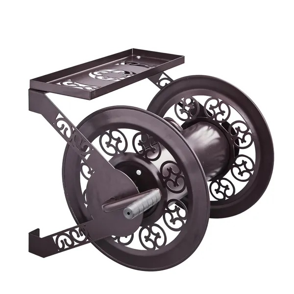 3 Or 4 INCHx173FT Iron Garden Wall Mount Garden Hose Reel