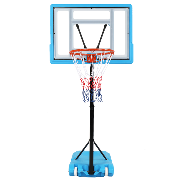 PVC Transparent Board Basket Frame Adjustable 115-135cm Poolside Basketball... 6