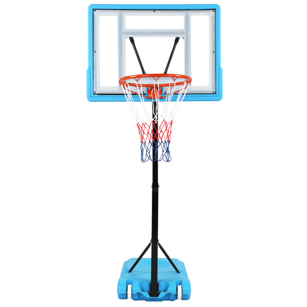 PVC Transparent Board Basket Frame Adjustable 115-135cm Poolside Basketball... 4