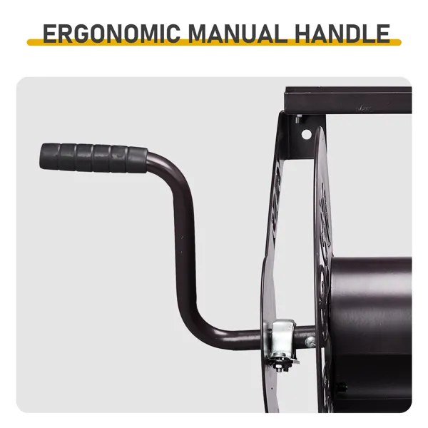 3 Or 4 INCHx173FT Iron Garden Wall Mount Garden Hose Reel