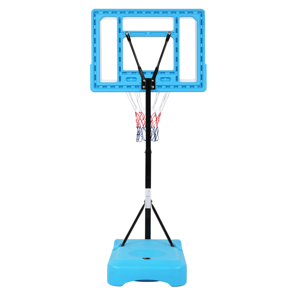 PVC Transparent Board Basket Frame Adjustable 115-135cm Poolside Basketball... 2