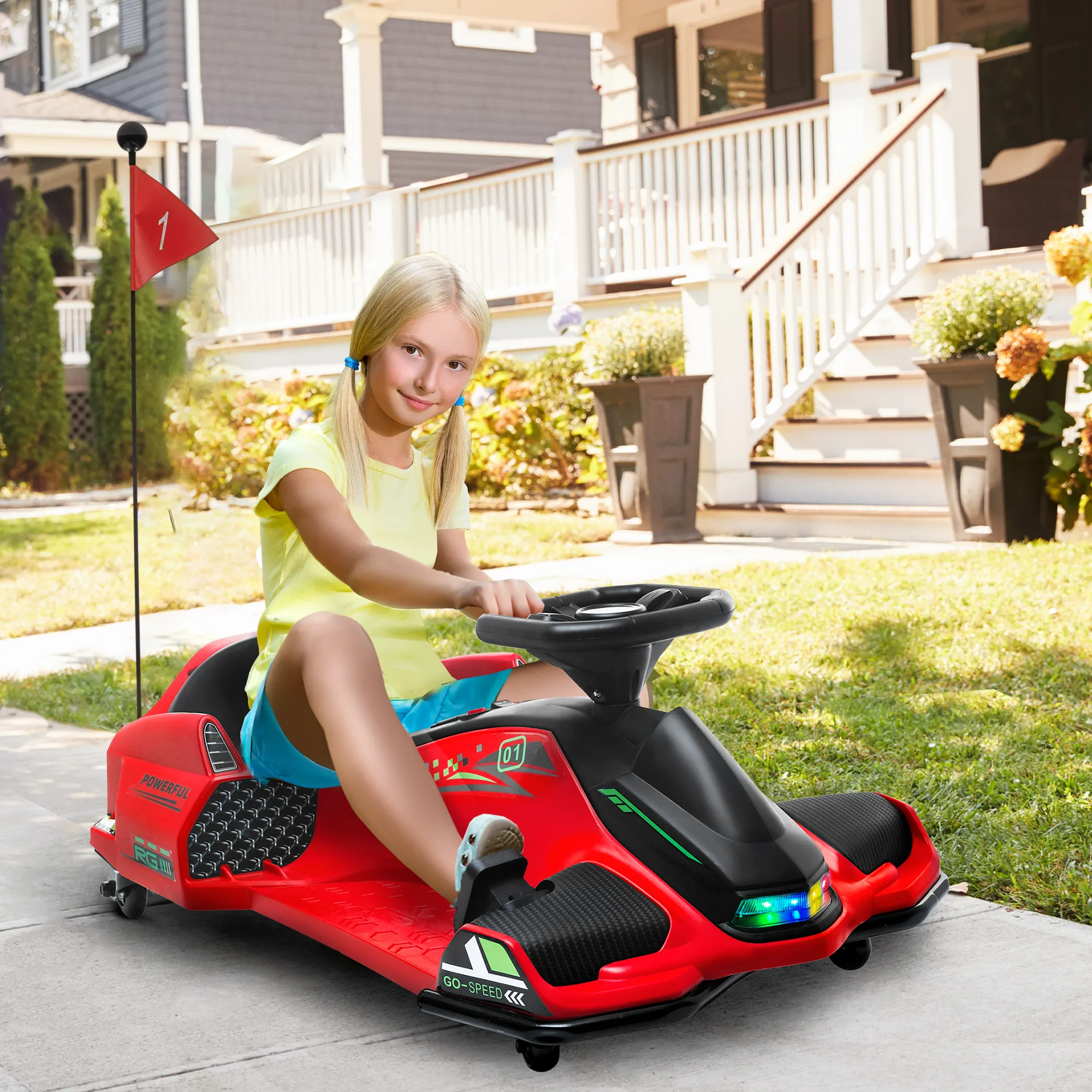 12V Electric Drifting Go Kart w Slow