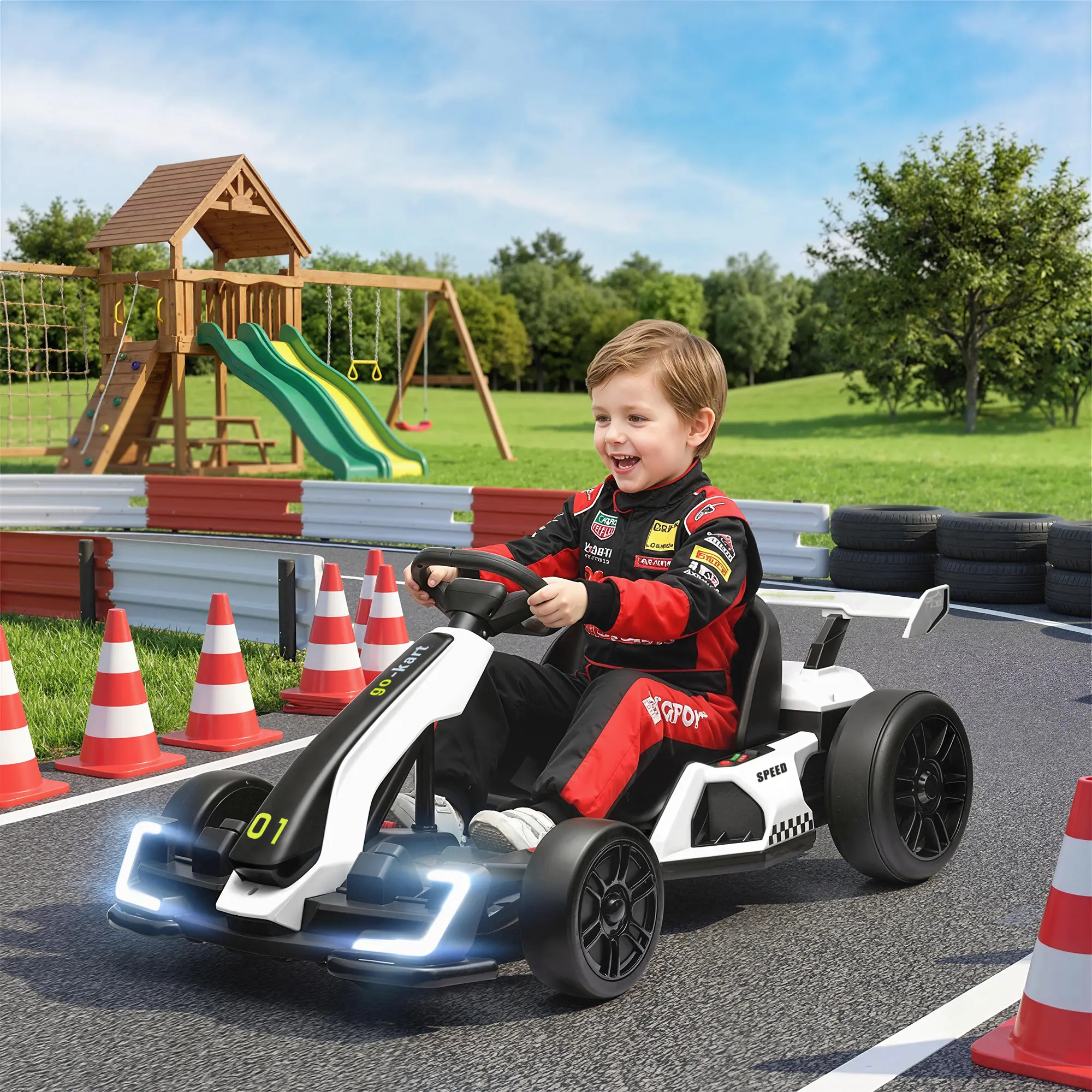24V 7.5 MPH Electric Go Kart