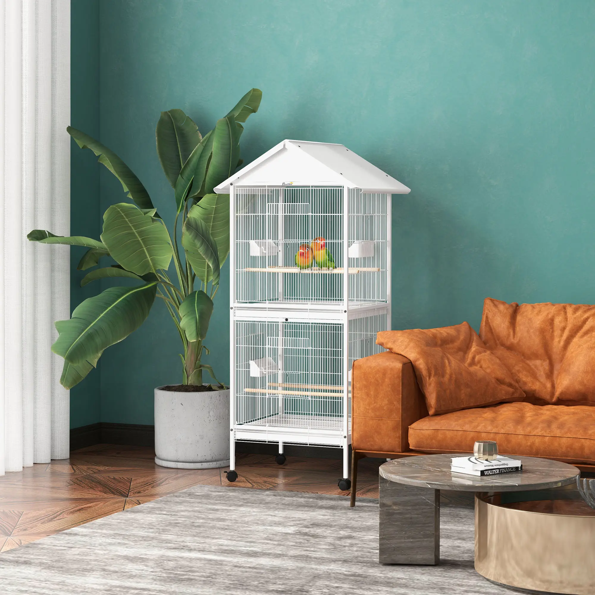 Wrought Metal Bird Cage Feeder