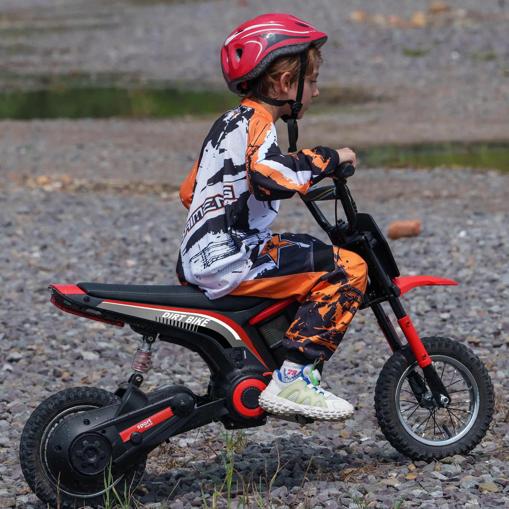 Kids Electric Dirt Bike, 24V 350W, 12-inch