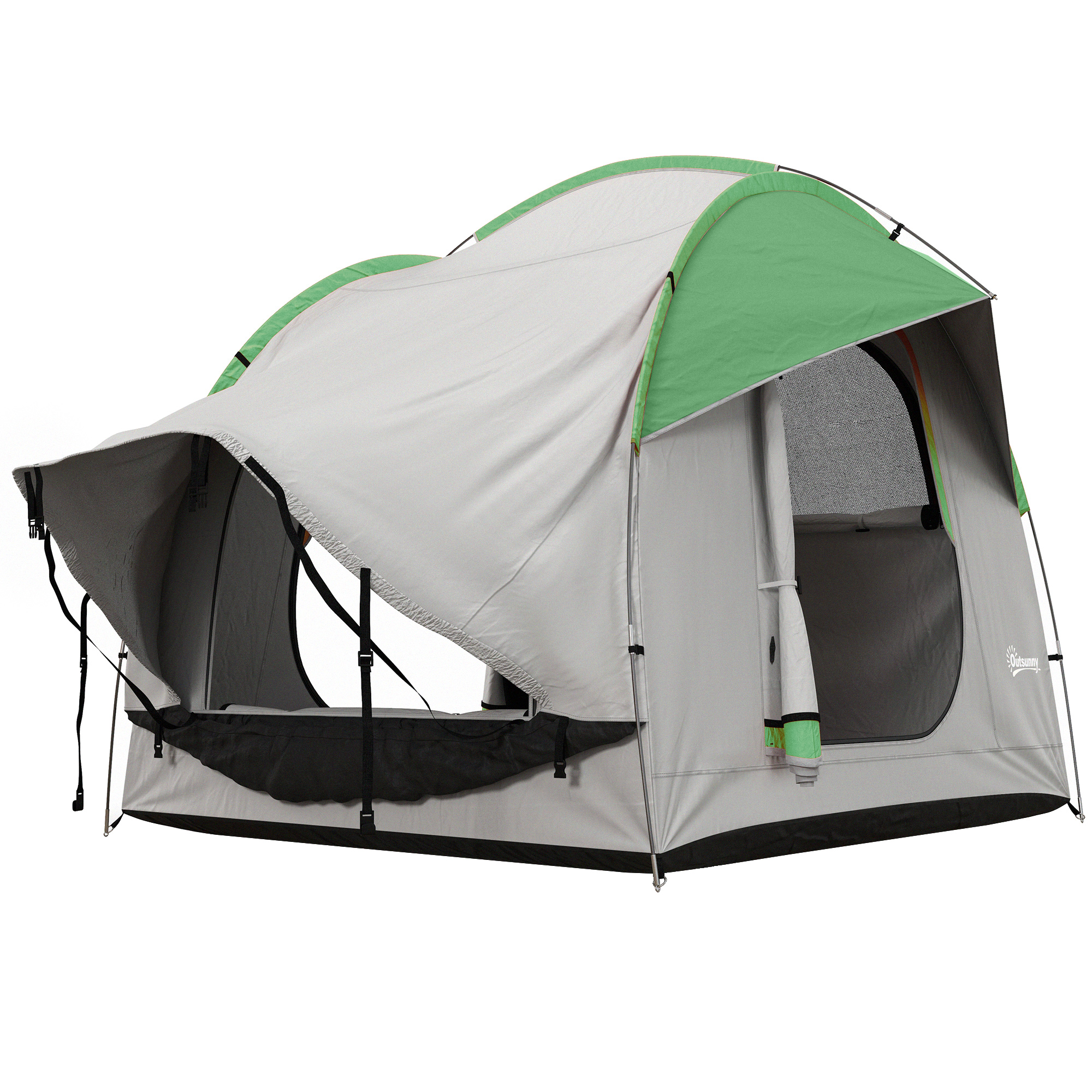 2000mm Waterproof SUV Tent, Car Tent with 3 Doors and Mesh Window, for 5-6 Pers