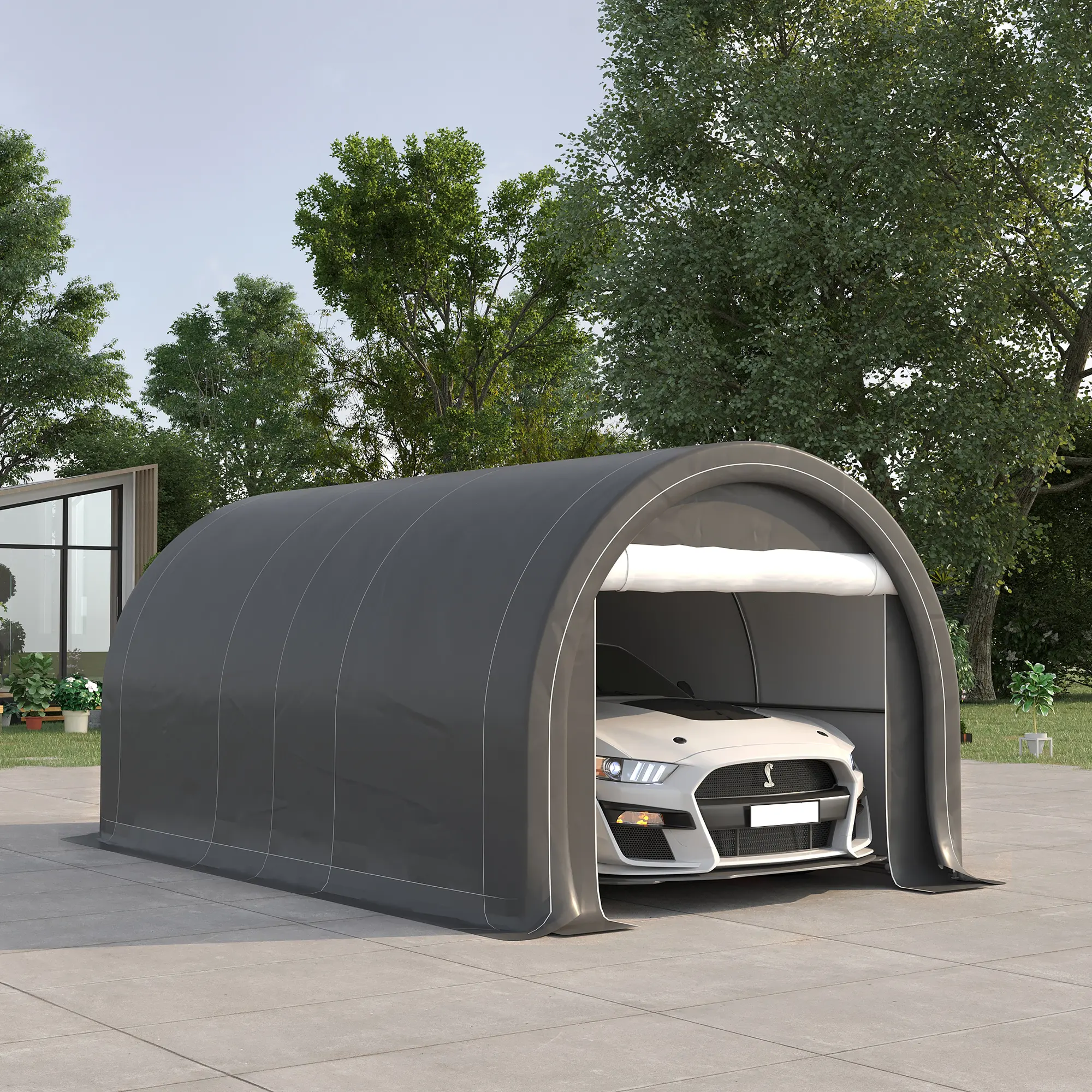 10 x 16 Carport, Heavy Duty Portable