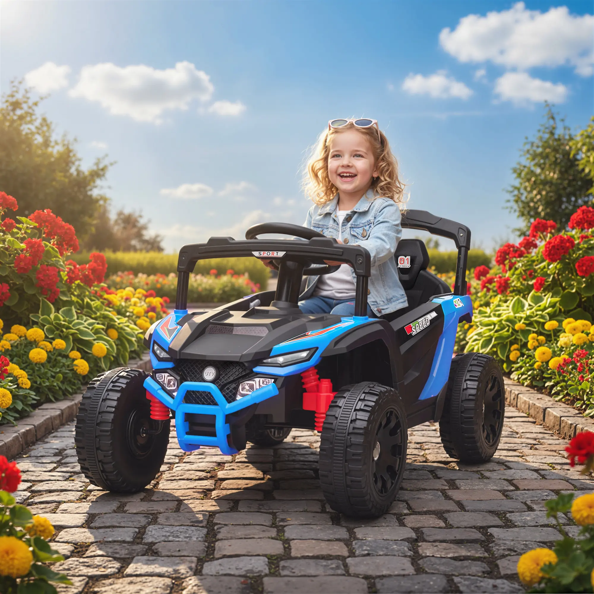 12V Kids Ride On Truck, Battery Powered