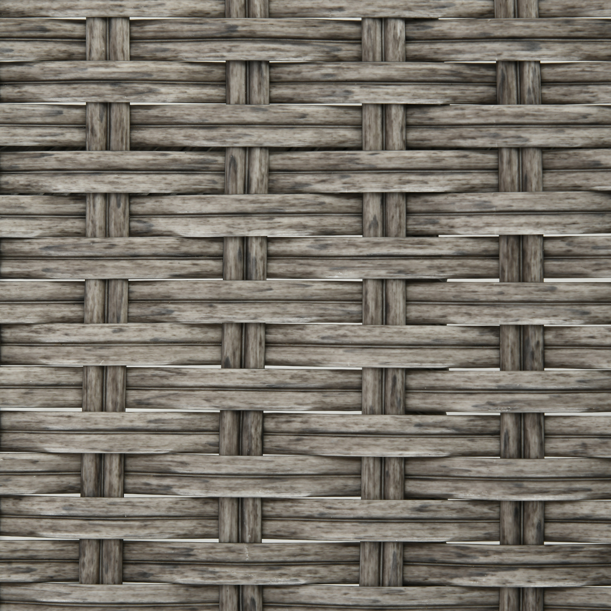  5 Piece Rattan Wicker Bar Set, High Top Outdoor Table and Chairs, Bar Height Patio Set, 2 Shelves & 4 Bar Stools, Gray