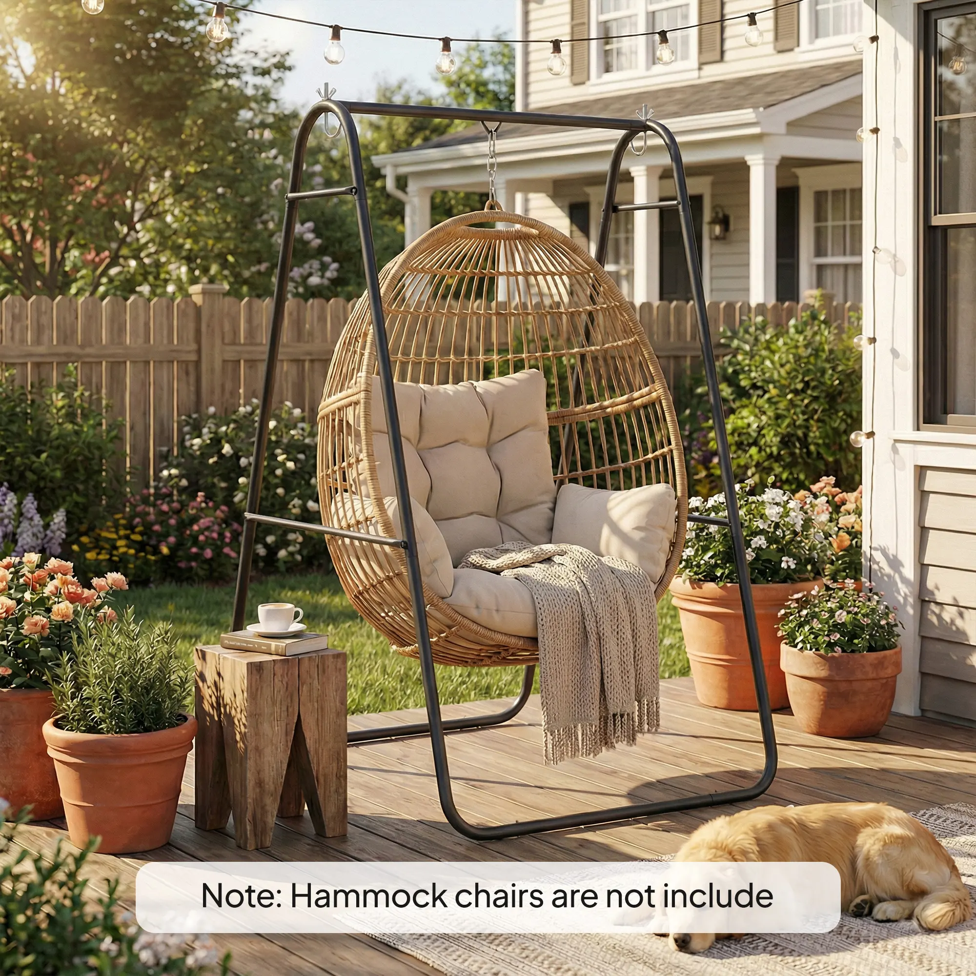 Hammock Chair Stand Only Heavy Duty Solid